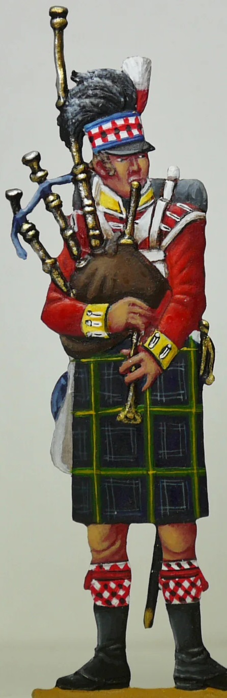 NB 25.3D Scottish Highland Piper